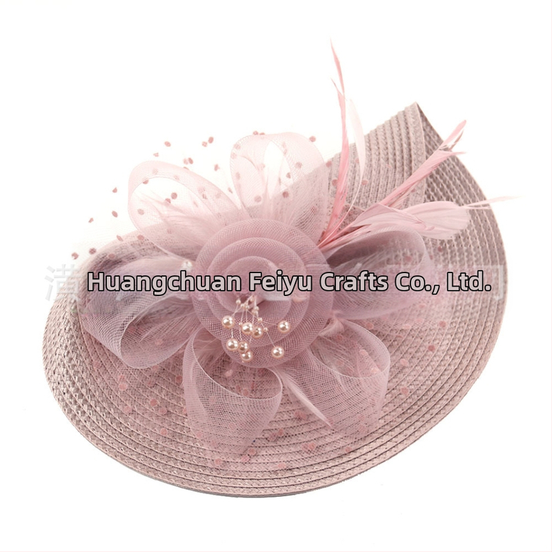 Populaarsed Amazoni väikesed mütsid, Euroopa ja Ameerika pruudi peakatted, Halloweeni võrgusilma sulgedest juuste aksessuaarid, džokiklubi müts