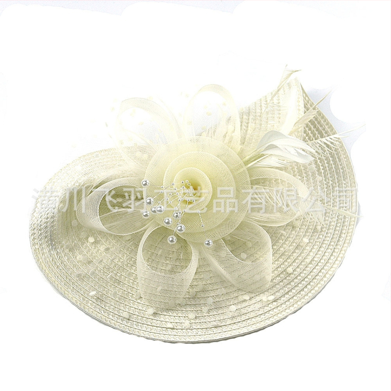 Populaarsed Amazoni väikesed mütsid, Euroopa ja Ameerika pruudi peakatted, Halloweeni võrgusilma sulgedest juuste aksessuaarid, džokiklubi müts