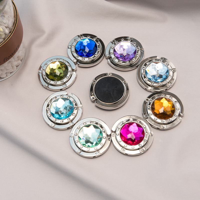 Ümmargune akrüülkonks, õpilaslaua külgkonks, kristallkoti riidepuu, kokkupandav kotikonks, sulamist, moodne ja lihtne