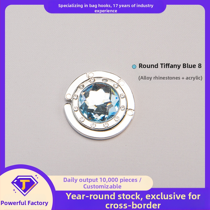 Ümmargune akrüülkonks, õpilaslaua külgkonks, kristallkoti riidepuu, kokkupandav kotikonks, sulamist, moodne ja lihtne