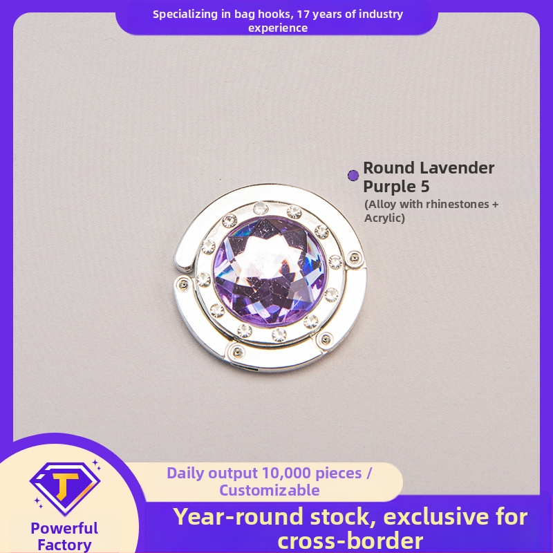 Ümmargune akrüülkonks, õpilaslaua külgkonks, kristallkoti riidepuu, kokkupandav kotikonks, sulamist, moodne ja lihtne