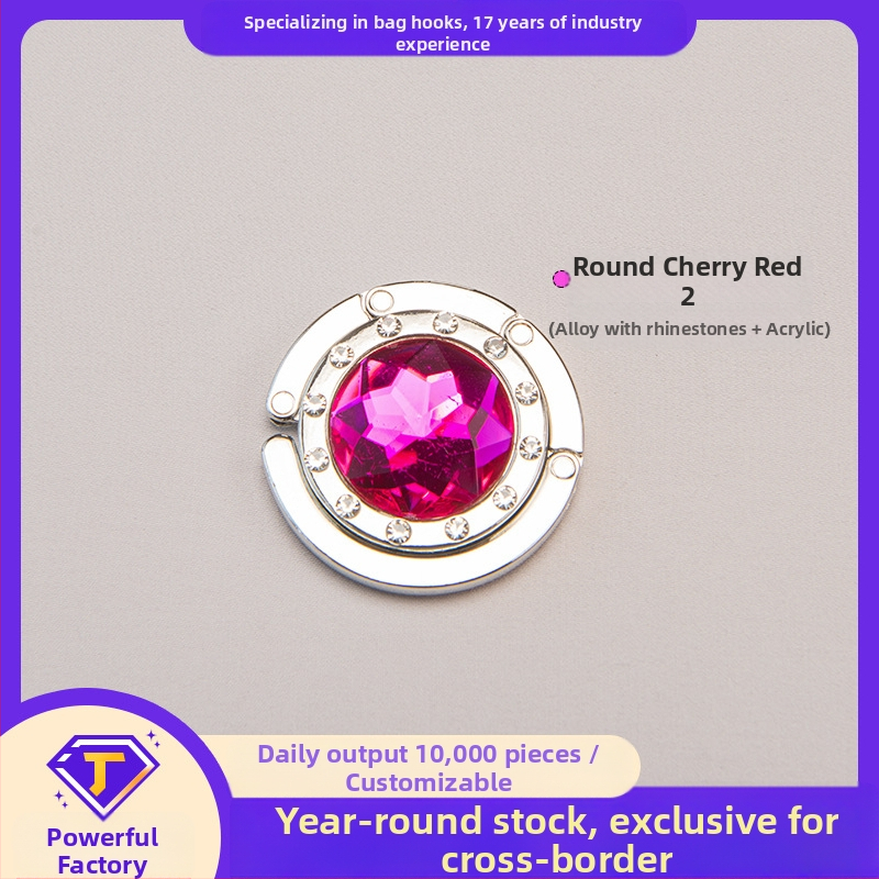 Ümmargune akrüülkonks, õpilaslaua külgkonks, kristallkoti riidepuu, kokkupandav kotikonks, sulamist, moodne ja lihtne