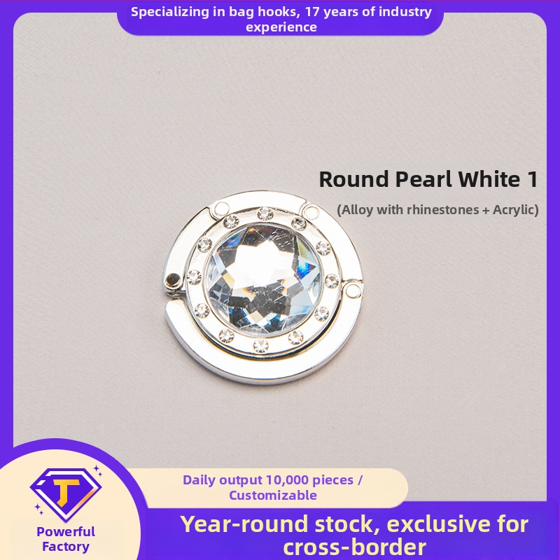 Ümmargune akrüülkonks, õpilaslaua külgkonks, kristallkoti riidepuu, kokkupandav kotikonks, sulamist, moodne ja lihtne