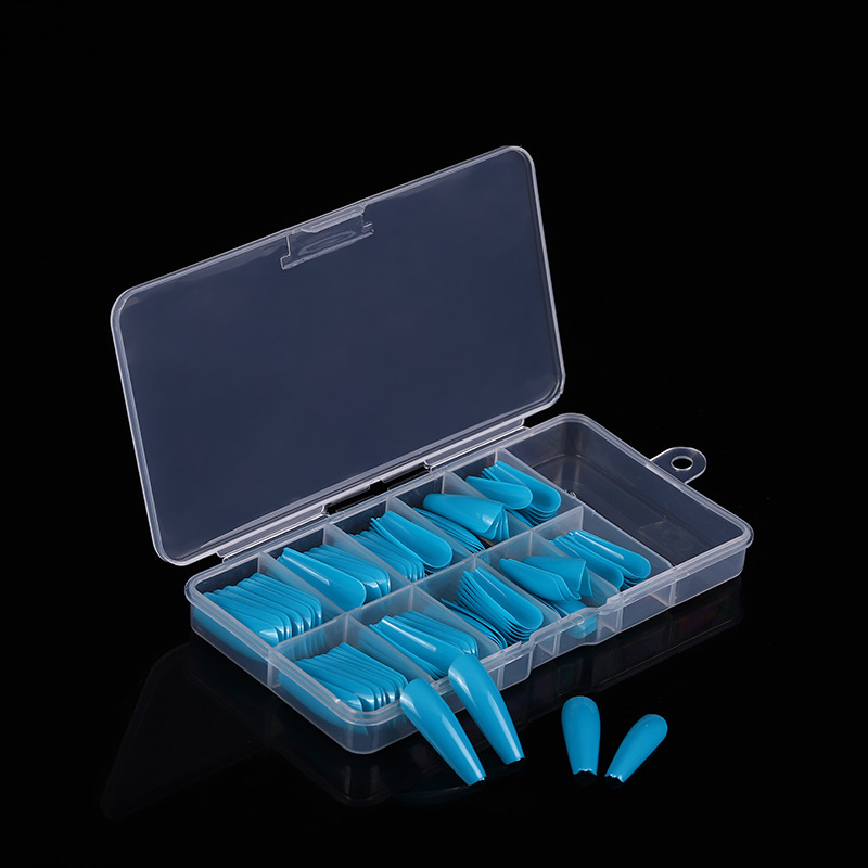 Punane ühevärviline balletisoomus 100 lk, karp pikk, punane, lilla, trapetsikujuline, kirstuga kunstküüned