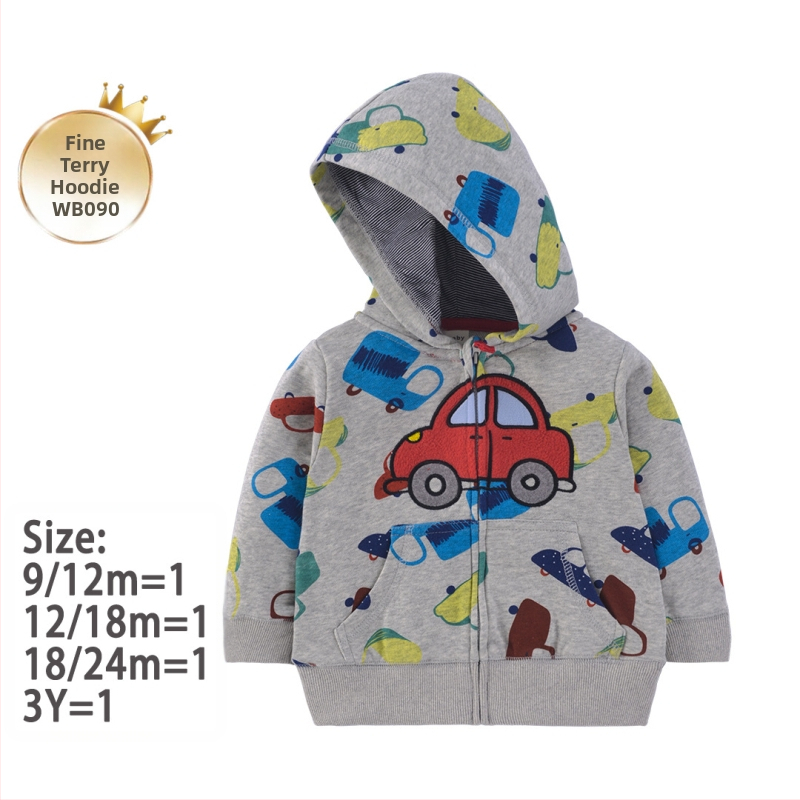 Tehase piiriülene uus unisex laste kampsun kevadel ja sügisel lastele lääne stiilis vabaaja kapuutsiga särk, beebijakk