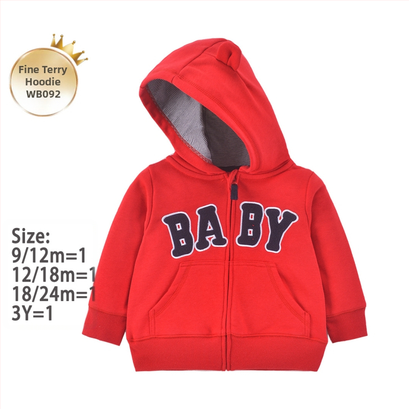 Tehase piiriülene uus unisex laste kampsun kevadel ja sügisel lastele lääne stiilis vabaaja kapuutsiga särk, beebijakk