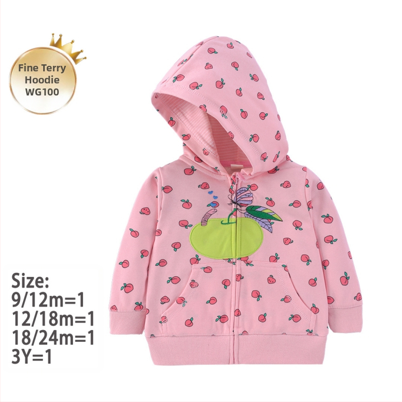 Tehase piiriülene uus unisex laste kampsun kevadel ja sügisel lastele lääne stiilis vabaaja kapuutsiga särk, beebijakk