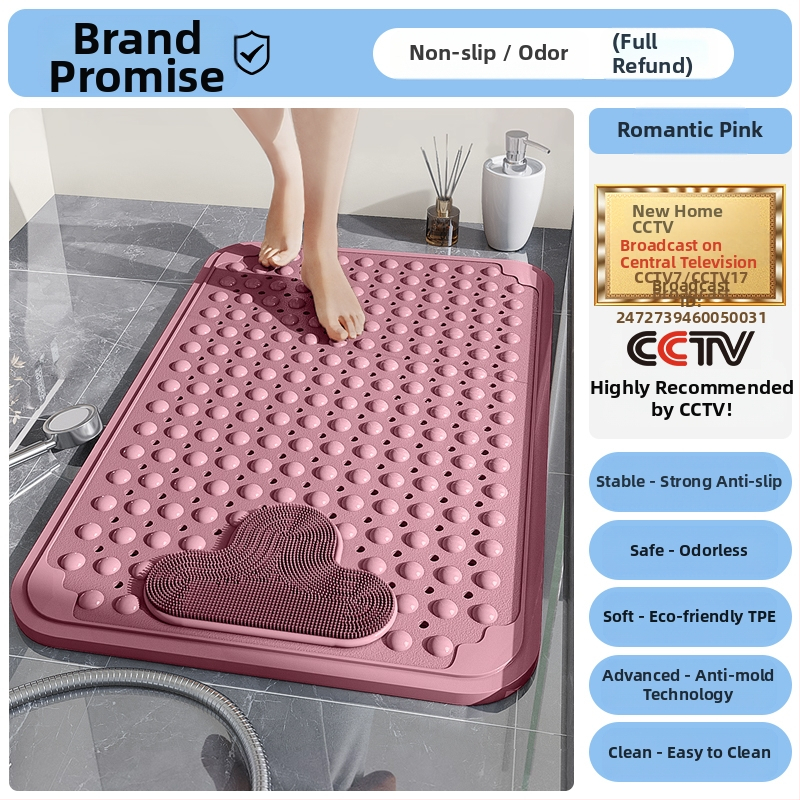 Vannitoa libisemisvastane matt, duširuum, vannitoamatt, laste kukkumisvastane jalamatt, massaažipõrandamatt