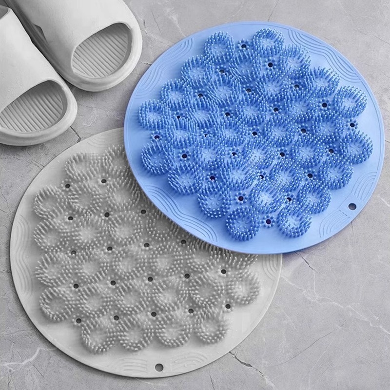 Silikoonist vannimatt laiskadele inimestele selja hõõrumiseks abi küsimata, vannimassaaži selja hõõrumismatt, iminapaga seinamatt jalale