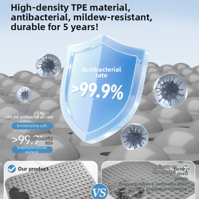Vannitoa libisemisvastane matt, duširuum, vannitoamatt, laste kukkumisvastane jalamatt, massaažipõrandamatt