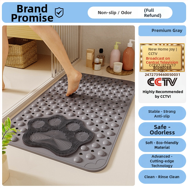 Vannitoa libisemisvastane matt, duširuum, vannitoamatt, laste kukkumisvastane jalamatt, massaažipõrandamatt