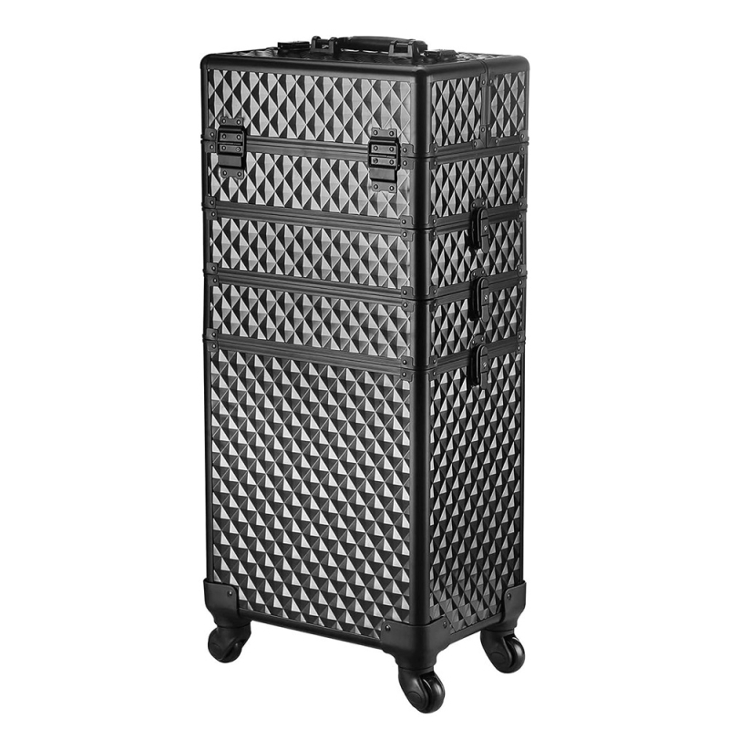 Professionaalne käru kosmeetikakott kaasaskantav suure mahutavusega meik maniküür tätoveeringu salong ilu poolpüsiv mitmekihiline tööriistakast