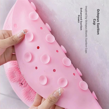 Silikoonist vannimatt laiskadele inimestele selja hõõrumiseks abi küsimata, vannimassaaži selja hõõrumismatt, iminapaga seinamatt jalale