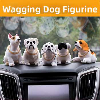 Raputava peaga koera autokaunistuse simulatsioon raputava peaga nuku tarvikud autovaigust liikuva peaga koeraauto kevadkoerte hulgimüük