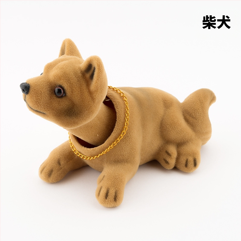 Raputava peaga koera autokaunistuse simulatsioon raputava peaga nuku tarvikud autovaigust liikuva peaga koeraauto kevadkoerte hulgimüük