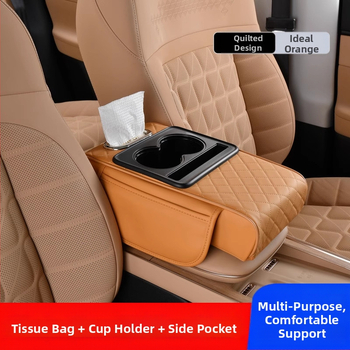 Auto keskse käetoe karbi turvapadi, kaitsepadi, multifunktsionaalne salvrätikukarp, topsihoidik, hoiukott