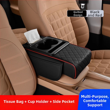 Auto keskse käetoe karbi turvapadi, kaitsepadi, multifunktsionaalne salvrätikukarp, topsihoidik, hoiukott