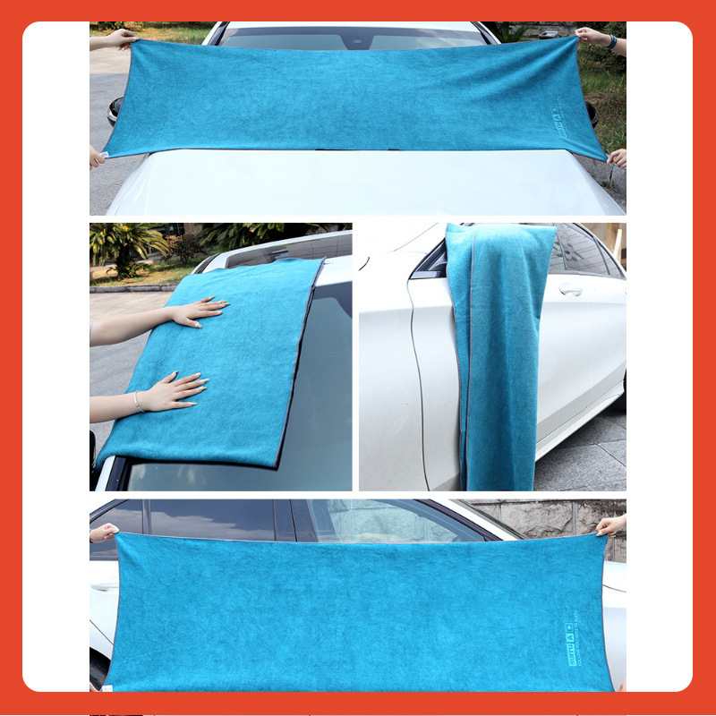 B Autopesurätik, eriti suur ja paks, klaasipuhastusrätik, imav, ebemevaba, salongi puhastuslapp, triibuvaba