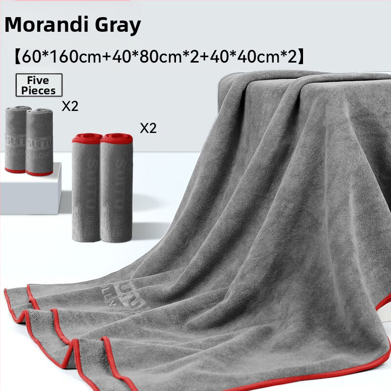 B Autopesurätik, eriti suur ja paks, klaasipuhastusrätik, imav, ebemevaba, salongi puhastuslapp, triibuvaba