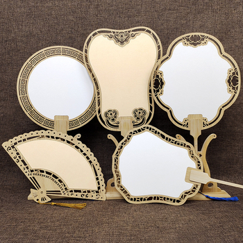 Klassikaline õõnes Xuan paberventilaator kahepoolne tühi isetegemise hiina maali käsitsi maalitud kalligraafia poolküpsetatud ventilaator õueventilaator