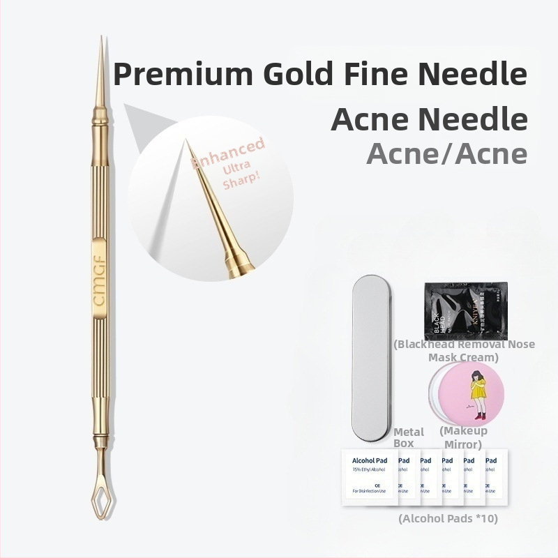 Väliskaubanduse akne nõelraku klambriülikond akne eemaldamise mustpeade pintsetid üliteravad peened pigistavad akne tööriistad ilu kingituste genereerimine