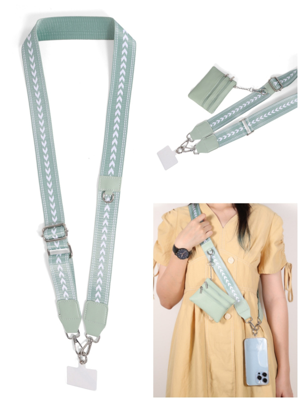 Najpredávanejšie puzdro na mobilný telefón s popruhom na jednoduché odstránenie nášiviek, môže byť taškou cez jedno rameno s viacúčelovým predĺženým popruhom