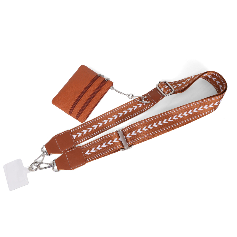 Najpredávanejšie puzdro na mobilný telefón s popruhom na jednoduché odstránenie nášiviek, môže byť taškou cez jedno rameno s viacúčelovým predĺženým popruhom