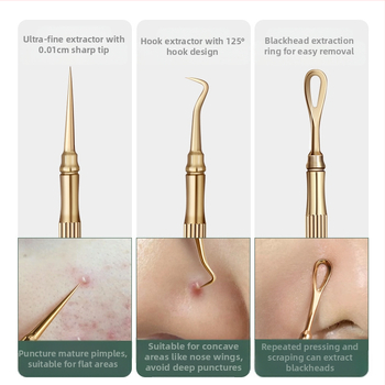 Εξωτερικό εμπόριο βελόνας ακμής κοστούμι κλιπ κυττάρων αφαίρεσης ακμής τσιμπιδάκι μαύρων στιγμάτων εξαιρετικά αιχμηρά εργαλεία λεπτής συμπίεσης ακμής δώρο ομορφιάς δημιουργία