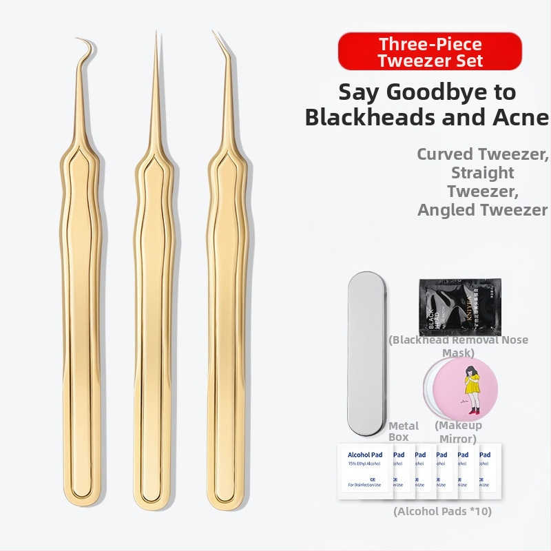 Εξωτερικό εμπόριο βελόνας ακμής κοστούμι κλιπ κυττάρων αφαίρεσης ακμής τσιμπιδάκι μαύρων στιγμάτων εξαιρετικά αιχμηρά εργαλεία λεπτής συμπίεσης ακμής δώρο ομορφιάς δημιουργία