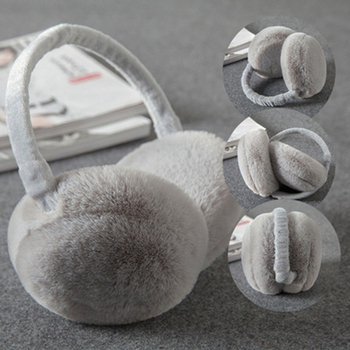 Moteriškos šiltos korėjietiško stiliaus mielos sulankstomos ausinės. Ausinės vyrams, vaikams, žieminėms ausinėms, studentams.