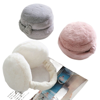 Moteriškos šiltos korėjietiško stiliaus mielos sulankstomos ausinės. Ausinės vyrams, vaikams, žieminėms ausinėms, studentams.