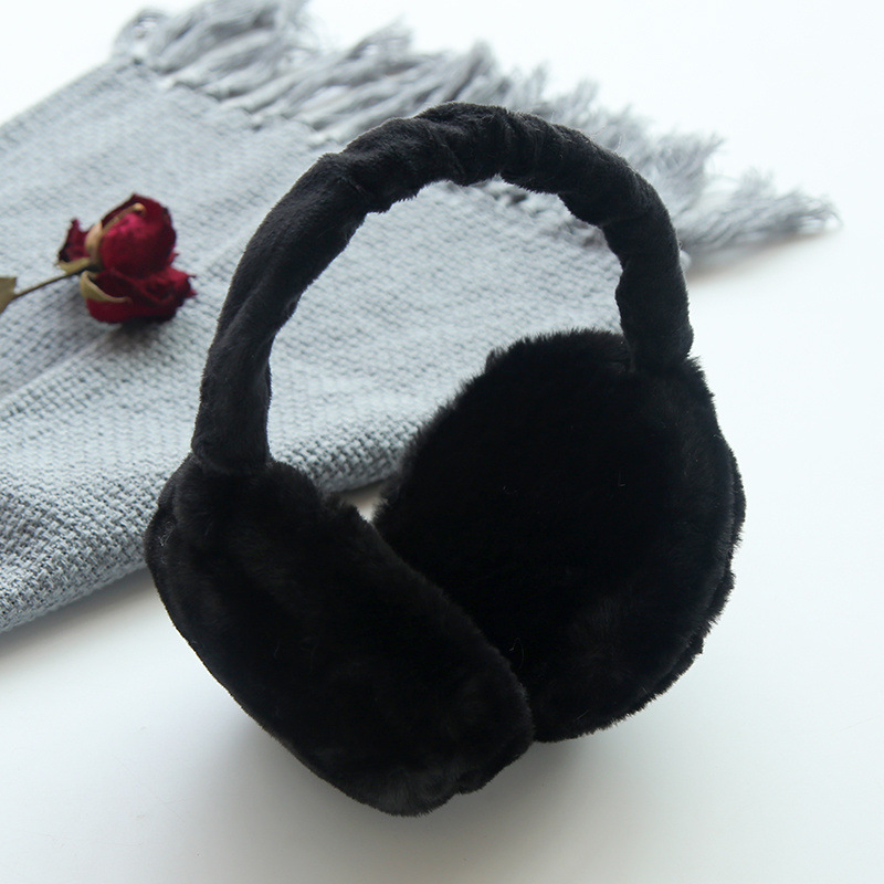 Moteriškos šiltos korėjietiško stiliaus mielos sulankstomos ausinės. Ausinės vyrams, vaikams, žieminėms ausinėms, studentams.