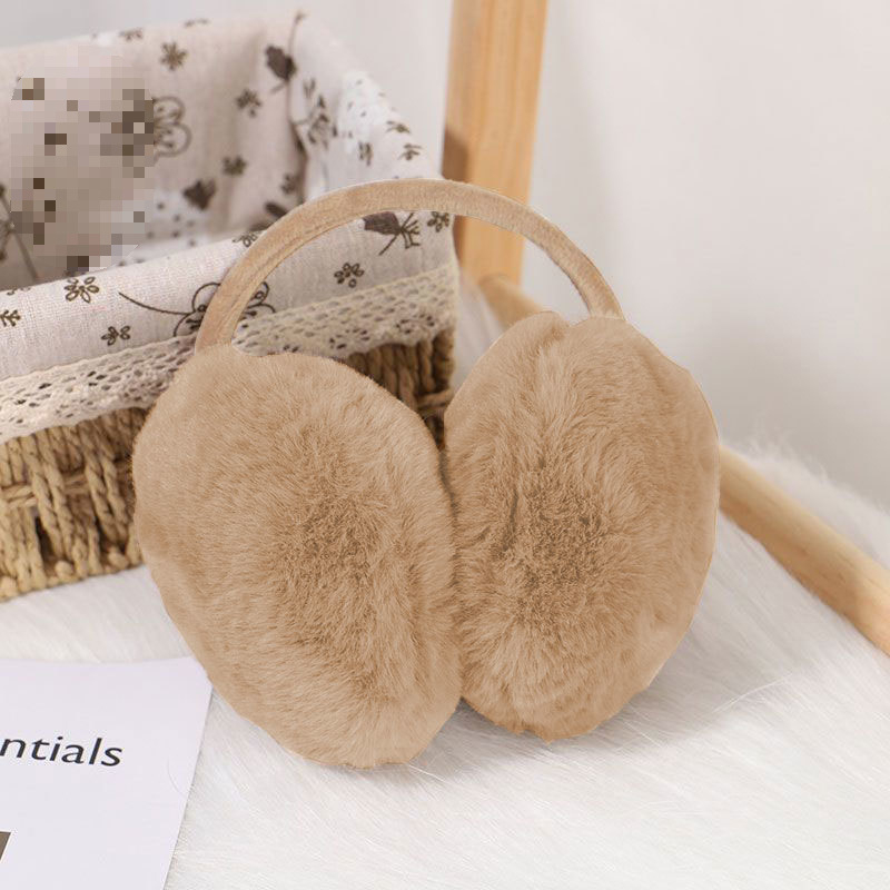 Moteriškos šiltos korėjietiško stiliaus mielos sulankstomos ausinės. Ausinės vyrams, vaikams, žieminėms ausinėms, studentams.