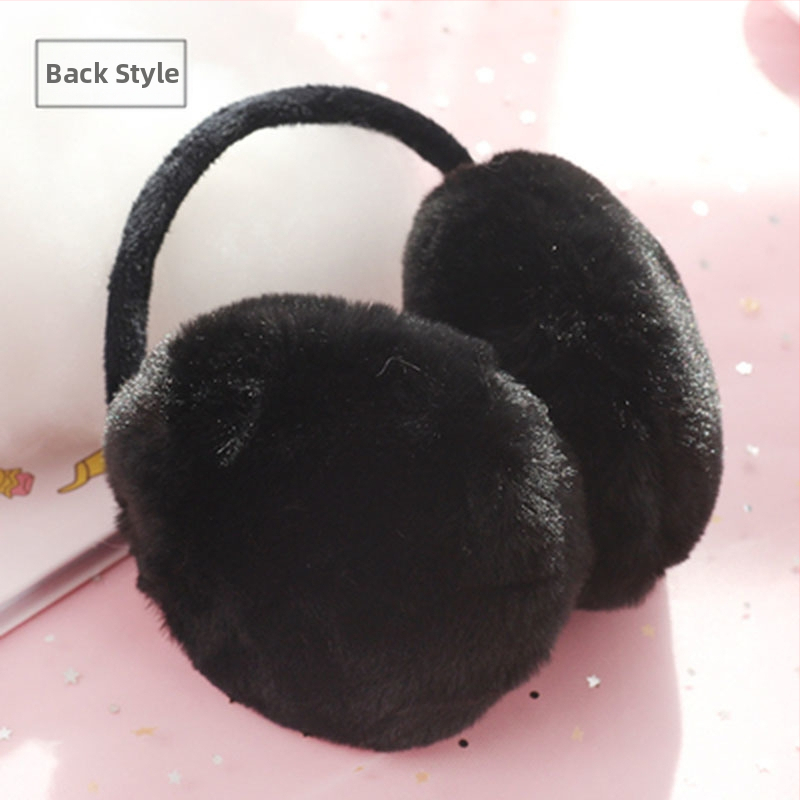 Moteriškos šiltos korėjietiško stiliaus mielos sulankstomos ausinės. Ausinės vyrams, vaikams, žieminėms ausinėms, studentams.