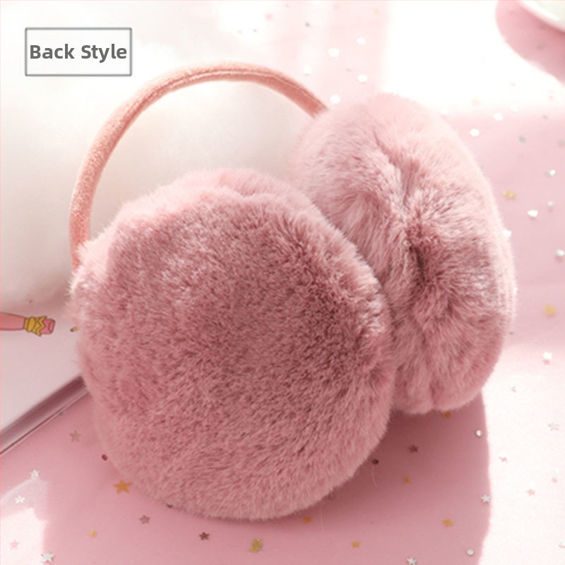 Moteriškos šiltos korėjietiško stiliaus mielos sulankstomos ausinės. Ausinės vyrams, vaikams, žieminėms ausinėms, studentams.