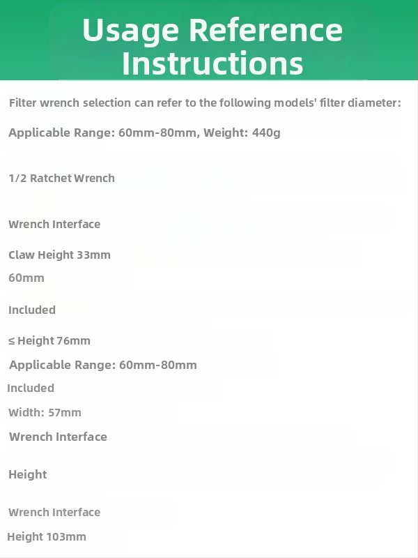 Kľúč na vložku olejového filtra, kľúč na strojový filter, nástroj na demontáž a manipuláciu s olejovou mriežkou, kľúč na filter, typ s uzáverom