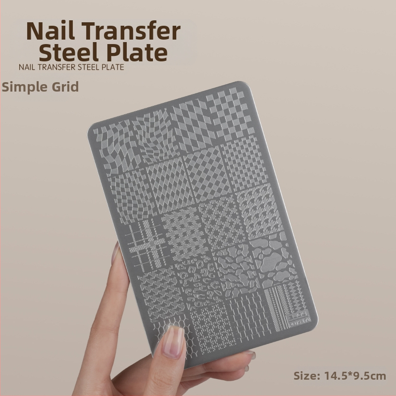 Gaoy Goya küünekunsti trükkimine terasplaadi vorm pitsist liblikamustriga lille Guofeng ülekandetööriist silikoontempel