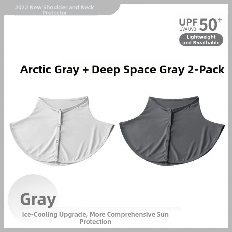 Siidsall suvine päikesekaitsega sall naistele jääsiidist õhuke sall õues sõitmiseks UV-kaitsega kaelakaitse võltskrae kaelakate