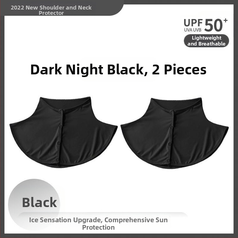 Siidsall suvine päikesekaitsega sall naistele jääsiidist õhuke sall õues sõitmiseks UV-kaitsega kaelakaitse võltskrae kaelakate