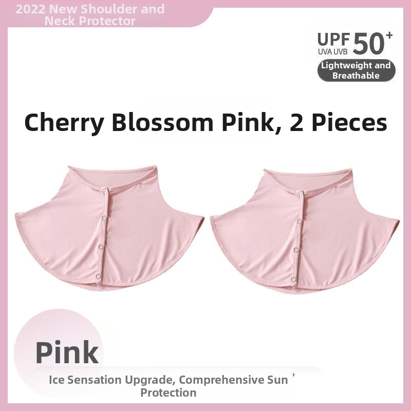 Siidsall suvine päikesekaitsega sall naistele jääsiidist õhuke sall õues sõitmiseks UV-kaitsega kaelakaitse võltskrae kaelakate