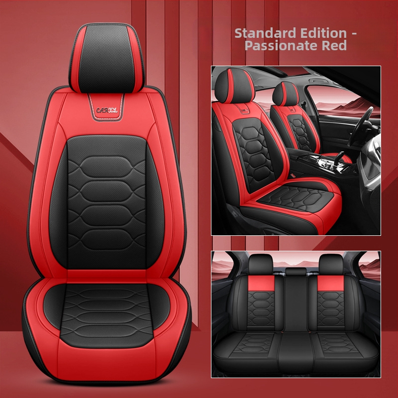 Väliskaubanduse tehase otsene hulgimüük uue auto istmepadi täielikult ümbritsetud perforeeritud hingavast nahast istmekattega nelja aastaaja universaalne istmepadi