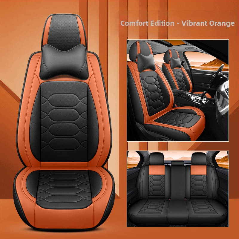 Väliskaubanduse tehase otsene hulgimüük uue auto istmepadi täielikult ümbritsetud perforeeritud hingavast nahast istmekattega nelja aastaaja universaalne istmepadi