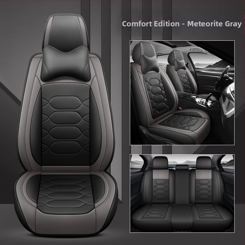 Väliskaubanduse tehase otsene hulgimüük uue auto istmepadi täielikult ümbritsetud perforeeritud hingavast nahast istmekattega nelja aastaaja universaalne istmepadi