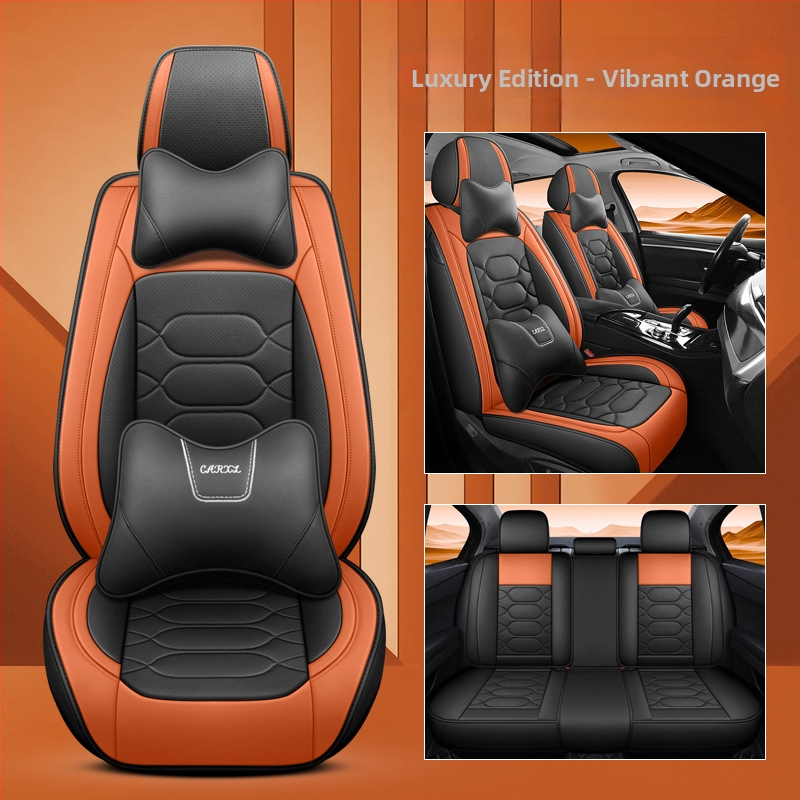 Väliskaubanduse tehase otsene hulgimüük uue auto istmepadi täielikult ümbritsetud perforeeritud hingavast nahast istmekattega nelja aastaaja universaalne istmepadi