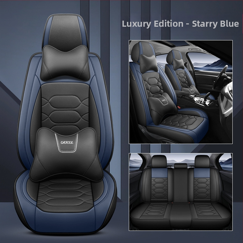 Väliskaubanduse tehase otsene hulgimüük uue auto istmepadi täielikult ümbritsetud perforeeritud hingavast nahast istmekattega nelja aastaaja universaalne istmepadi