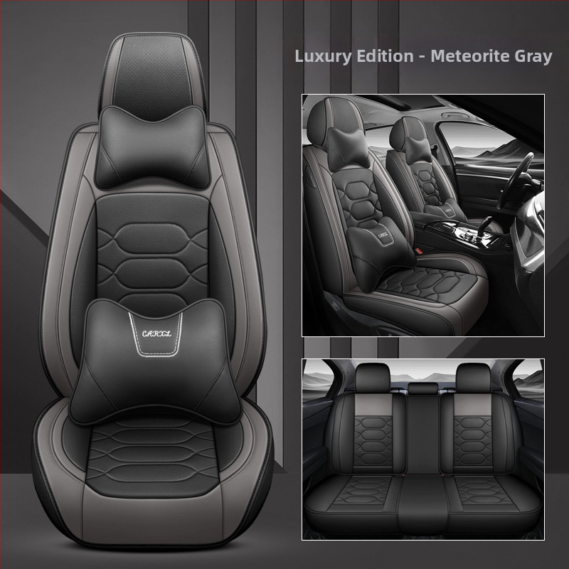 Väliskaubanduse tehase otsene hulgimüük uue auto istmepadi täielikult ümbritsetud perforeeritud hingavast nahast istmekattega nelja aastaaja universaalne istmepadi