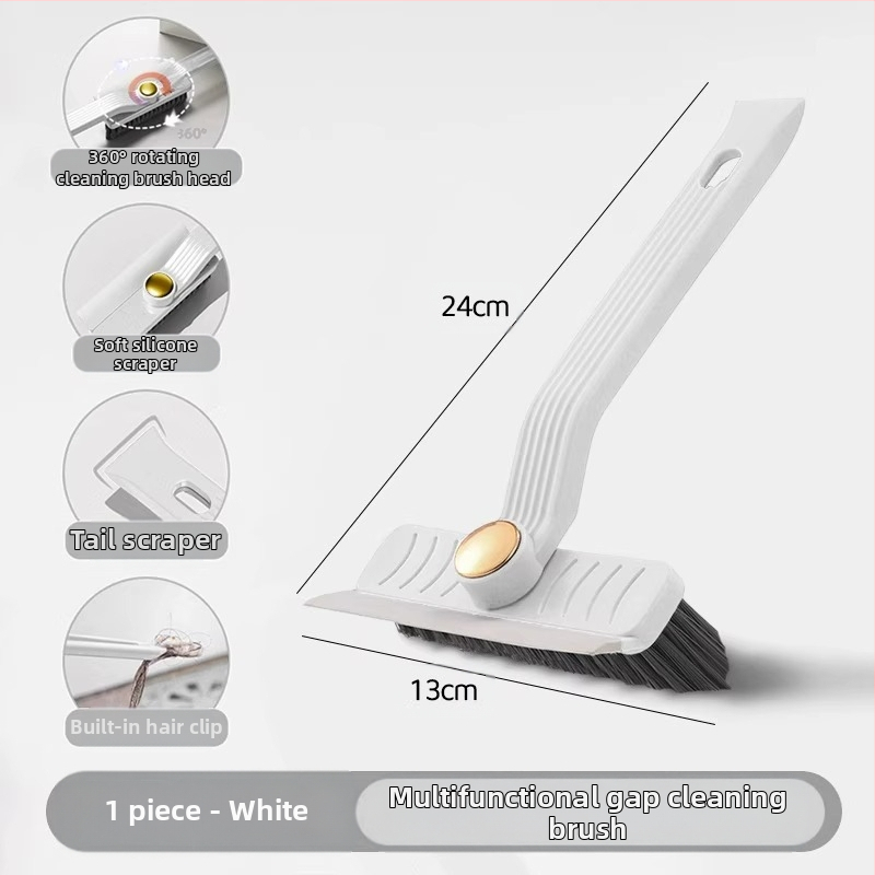 Daudzfunkcionāla vannas istabas tualetes birste bez miruša leņķa spraugas maza birste mājsaimniecības virtuves rotējoša sienas slota tīrīšanas birste