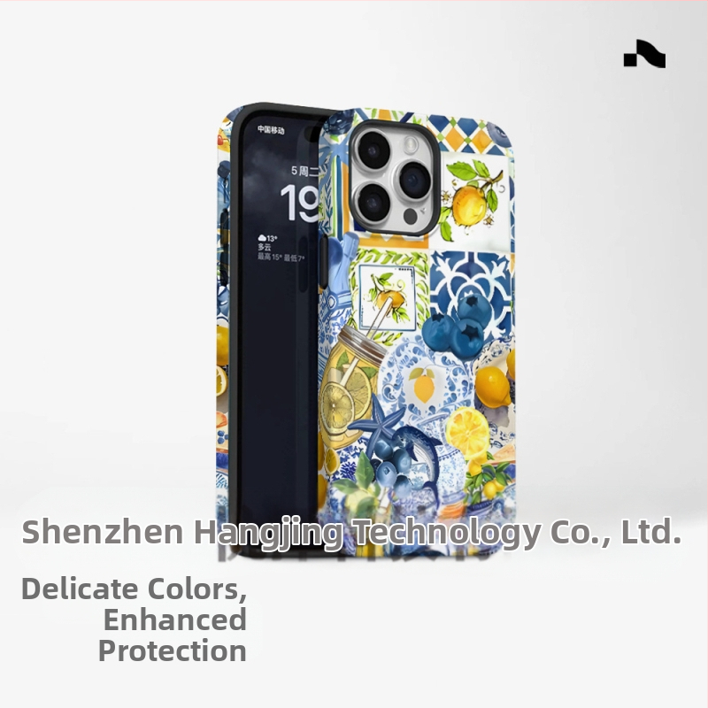 Populārs ārējās tirdzniecības salas stila tālruņa maciņš, kas piemērots iPhone 16, jaunam modelim, divi vienā, Apple 15 Pm triecienizturīgs aizsargapvalks