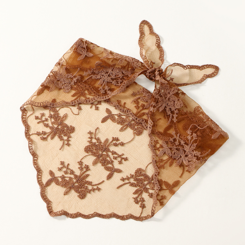 Euroopa ja Ameerika pruudi peakate lilleline pitsist kolmnurkne sall kevadel ja suvel uus mustvalge ühevärviline loor pulmapitsist hidžabi naistele