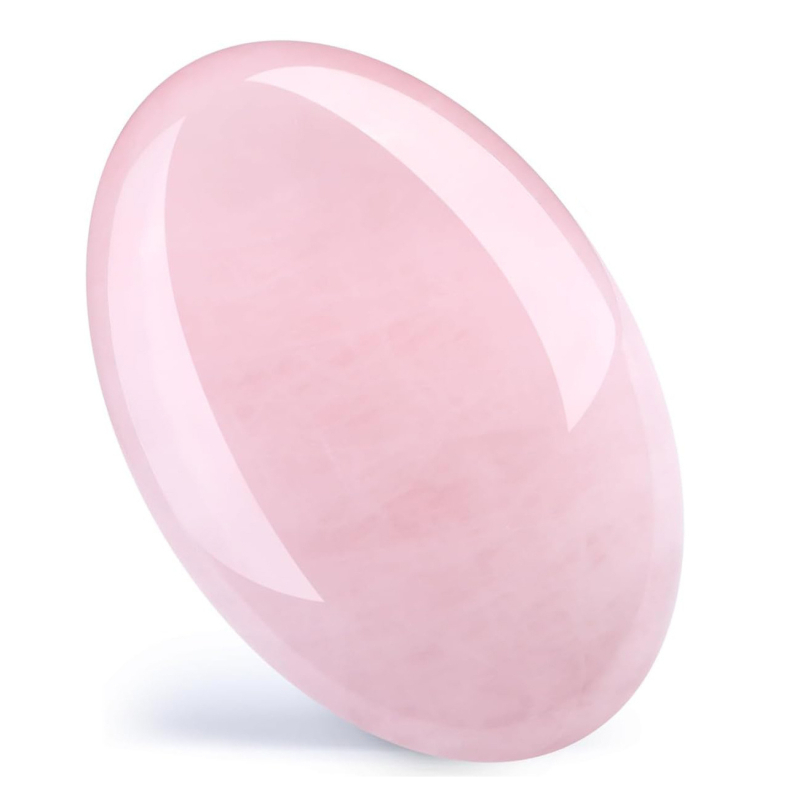 Φυσική πέτρα SPA για ενεργειακό μασάζ με ζεστές πέτρες, μασάζ με ξύσιμο, πέτρα αιθέριου ελαίου, επίπεδη οβάλ 40*60*20mm